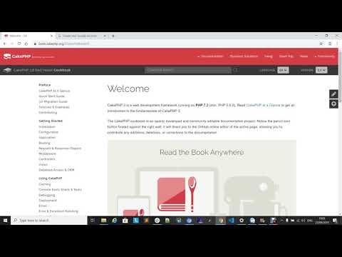 Introdoction about the cakephp video series ,