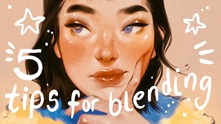 5 TIPS ON BLENDING DIGITAL PAINTINGS