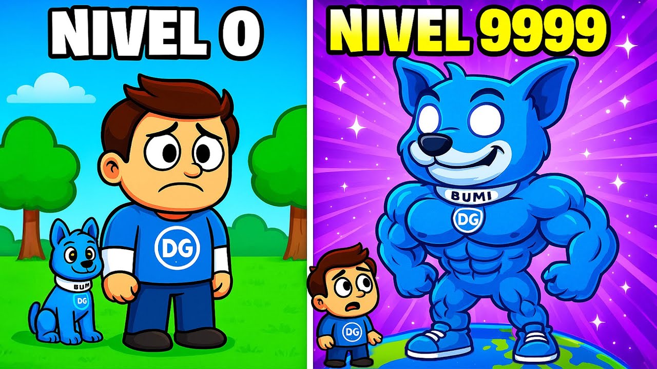 ENTRENA a tu PERRO para SER EL MÁS FUERTE en ROBLOX !!