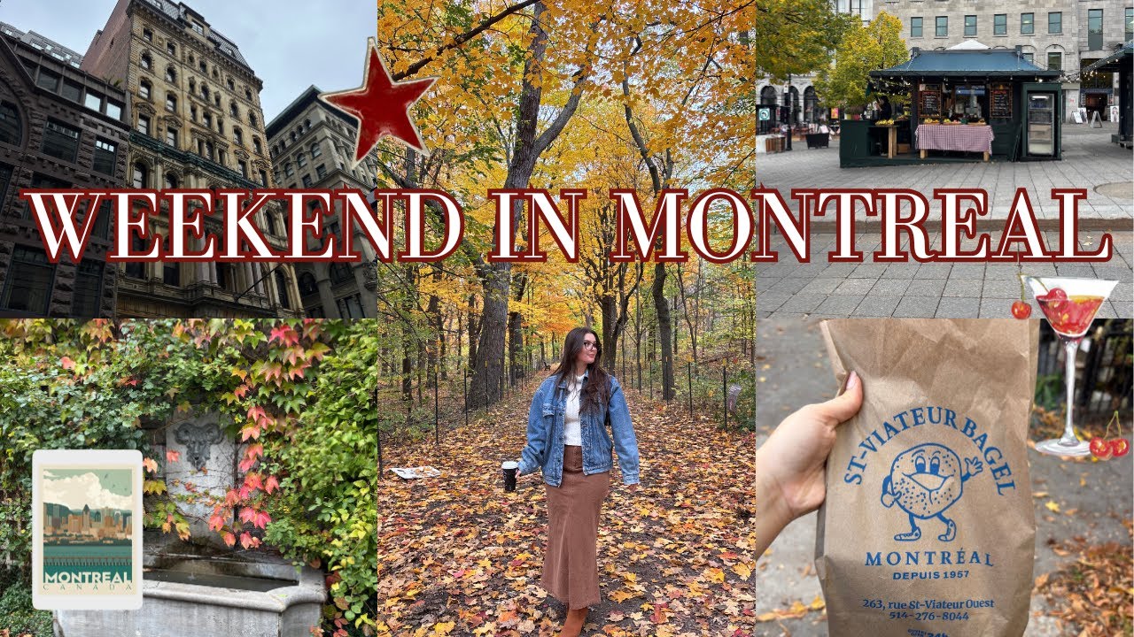 Weekend Away in MONTREAL! 🍁 Bagels, Spa, Shopping