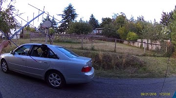 Satellite QSO with Yaesu VX-8GR and Arrow Dual Band Yagi