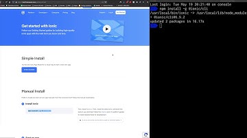 How to install Ionic Framework (with Android Studio and Xcode)