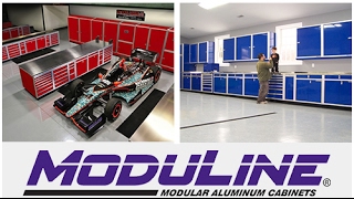 Garage Cabinets http://www.modulinecabinets.com Are you in the market for Garage Cabinets? Look no further than Moduline 