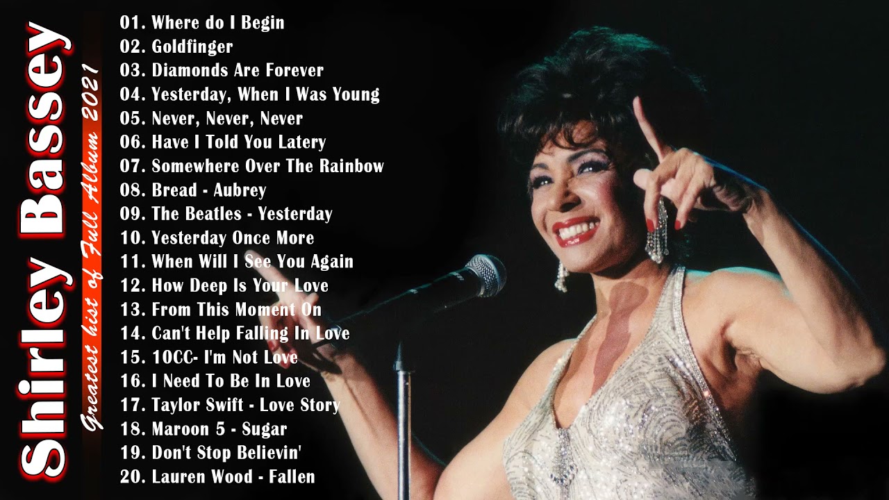 Shirley Bassey Greatest Hits Full Album 2021  Best Songs Of Shirley Bassey