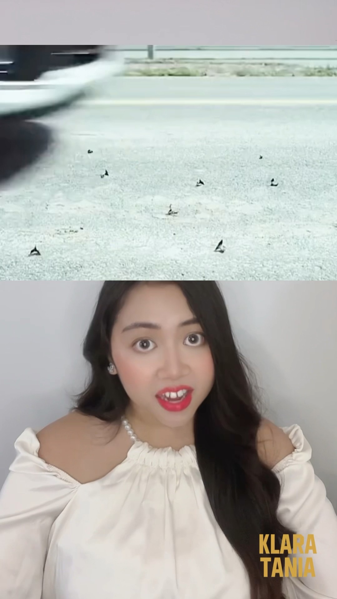 SEBAR PAKU DI JALAN BIAR KAYA ?! | Klara Tania #shorts
