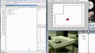 Particle filters applied to global localization