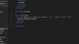 ngIf, index, first, last: Ionic 2