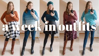 WHAT I WORE THIS WEEK: Work from Home Winter Outfits of the Week (Capsule Wardrobe)