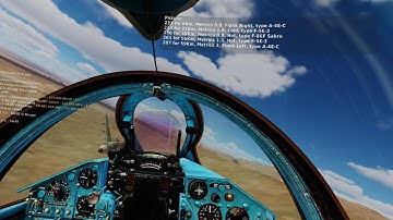 DCS VR - MiG-21 high aspect A-4 gun kill after neutral merge.