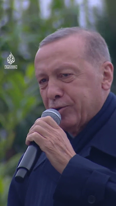 Erdogan sings after claiming election victory | AJ #shorts
