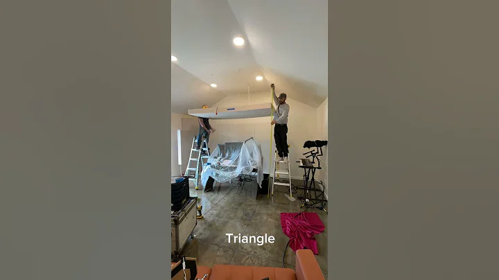 @Maxwellatom Recording Studio Install Timelapse Setting Up Our Custom 4’ x 8’ Cloud & Bass Traps!