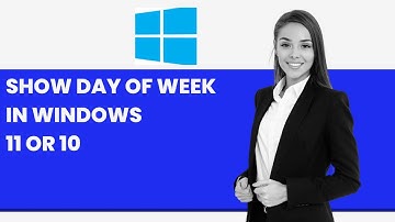 How to Show Day of Week in Windows 11/10 Taskbar Clock | GearUpWindows Tutorial