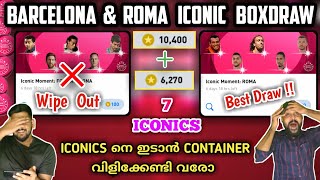 16000+ MEGA Coin BARCA & ROMA ICONIC Box Draw | 7 Iconic Players In A Draw |Wiped Out The Barca Pack