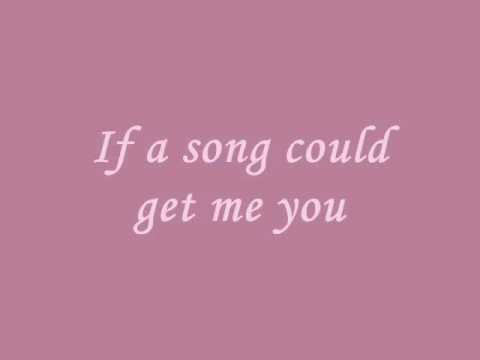 If A Song Could Get Me You - Marit Larsen + lyrics