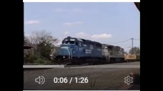 River Line, Nj 2000 40 1 Conrail 1 Other Bring Freight Toward Oak Island Yard Fast