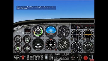 Flight Simulator 2004 Private Pilot Lesson 1: Stalls (No Intro)