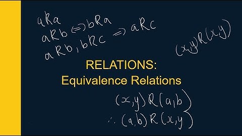 Equivalence Relations