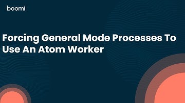 Forcing General Mode Processes To Use An Atom Worker