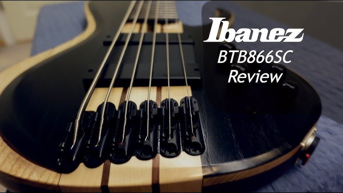 BTB1836 Premium Natural Shadow Low Gloss 6 cordes + housse : Basse  Electrique Ibanez 