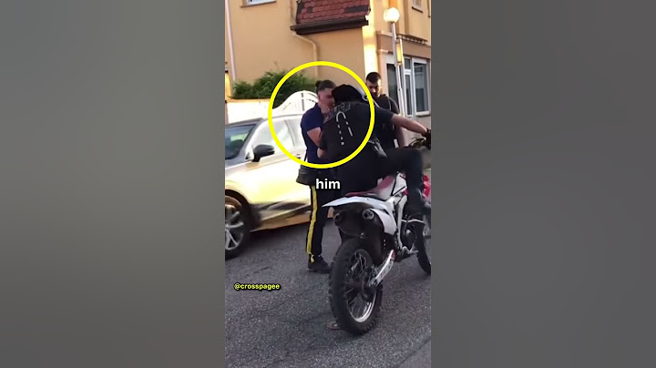 Police Can't Start Dirt Bike
