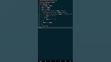 pattern of rectangle in c++ || #shorts #programming #coding #engineering #programming #pattern#viral