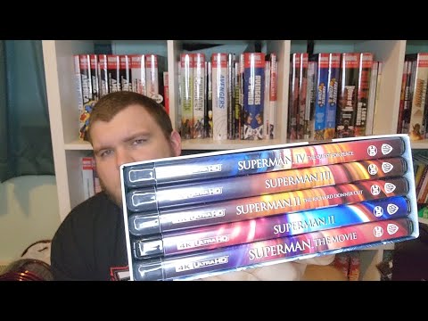 Superman: 5 - Film Collection (1978 - 1987) 4K Ultra HD Bluray Unboxing & Review