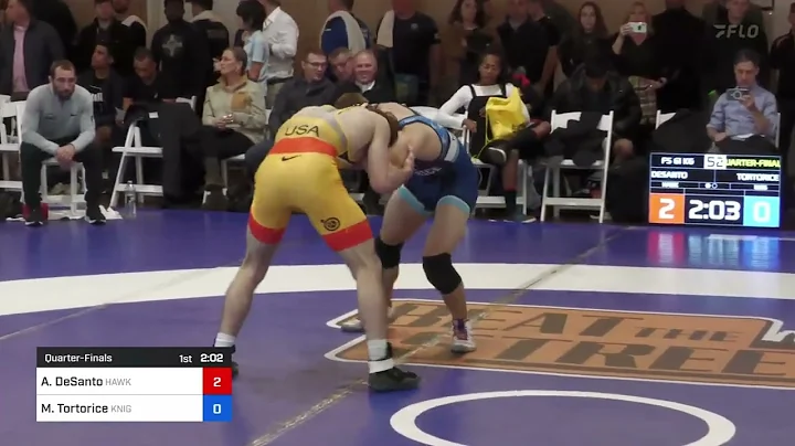 61 Kg Quarterfinal - Austin DeSanto, Hawkeye Wrest...