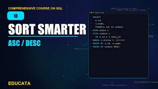 18. Sorting Data with ORDER BY