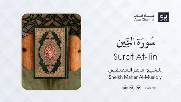 سورة التين | ماهر المعيقلي  Sheikh Maher Al-Muaiqly -Surat At-Tin
