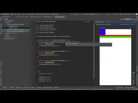 Android Programmatically Design