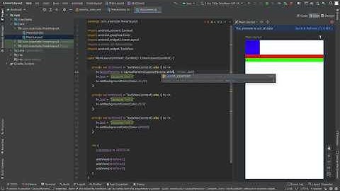 Android Programmatically Design #LinearLayout