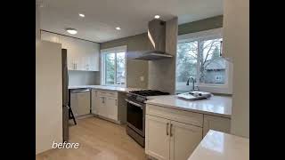 White Shaker Isn't Dead — Richmond Townhouse Kitchen Reno #shorts