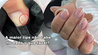 Super Aulão Dedo Maior Que A Tips O Que Fazer? Lixamento Em 5 Minutos E Nail Art 