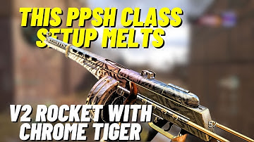 This CHROME TIGER PPSH 41 CLASS SETUP goes CRAZY - Call of Duty WW2
