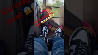 Kid caught beating meat on bus 😱😭