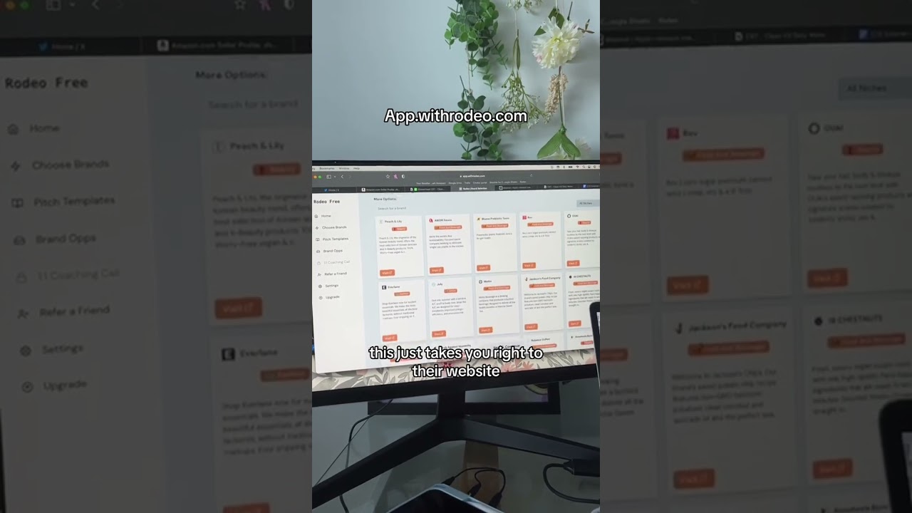 I love using this app to help me think of brands to pitch to as a ugc creator 