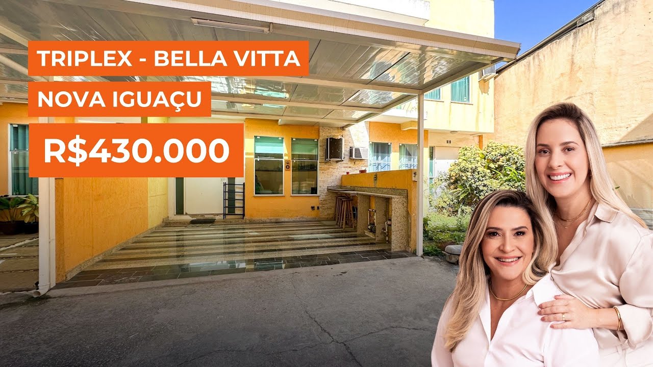 CASA TRIPLEX NO BAIRRO DA LUZ | NOVA IGUAÇU | CASAS MODERNAS IMÓVEIS 