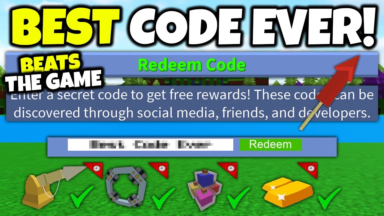 USE THIS CODE to UNLOCK THIS!! | Build a boat for Treasure ROBLOX - YouTube