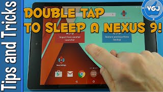 Nexus 9 Tips - How to Double Tap Any Android Tablet to Sleep screenshot 3
