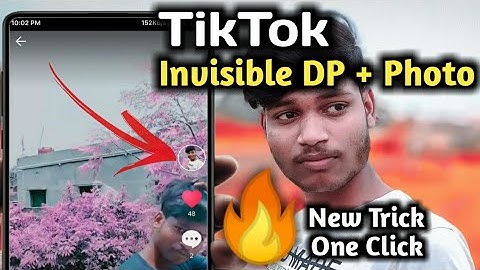 How To Set Invisible Profile Picture On TikTok 🔥 || TikTok Invisible DP || Transparent DP On TikTok