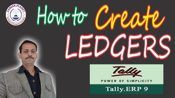 How to Create Ledgers in Tally ERP 9 (Hindi) | Ledger Creation in Tally ERP 9