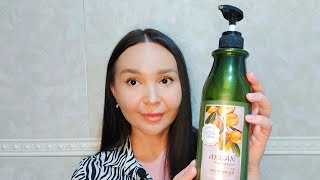 Confume Argan Hair Shampoo Welcos | Pearl Shining Shampoo Mise-en-Scene | Корейские шампуни - Видео от Асель Кульджа Канал о жизни
