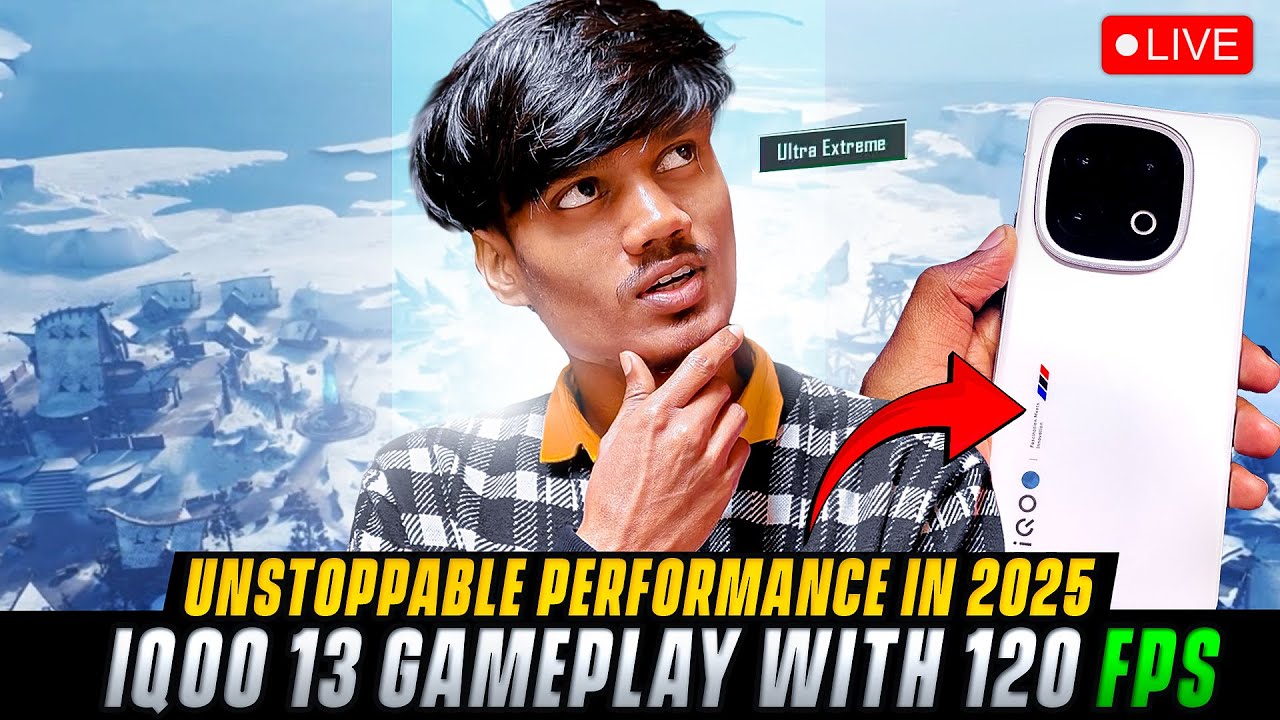 IQOO 13 BGMI TEST WITH FPS METER 😲🔥 | LIVE TEST | PERFORMACE & GAMEPLAY ...