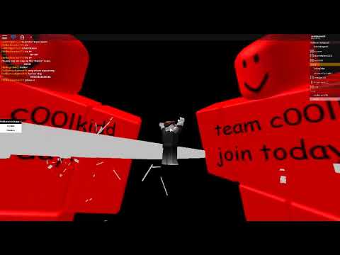 The Server Got Hacked By Coolkid Youtube - coolkid roblox hacks