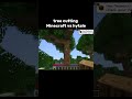 🌳🪓  mindcraft vs hytale | tree cutting..                              #minecraft #hytale #shorts