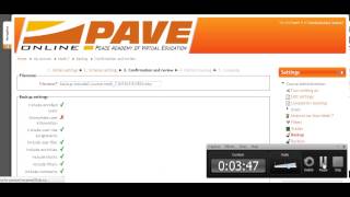 How to Back up Moodle Courses (version 2.1.2)