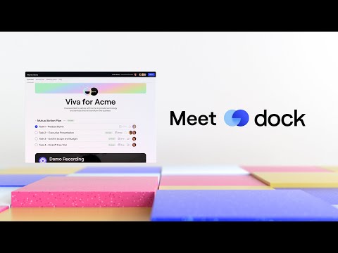 Meet Dock. The best way to work with people outside your company - video from Dock