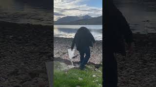 Scattering Mom and Dad’s ashes in the Scottish Highlands. 
