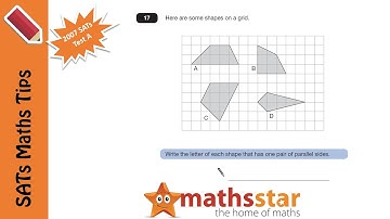 Key Stage 2 SATs Question - Shapes With Parallel Lines