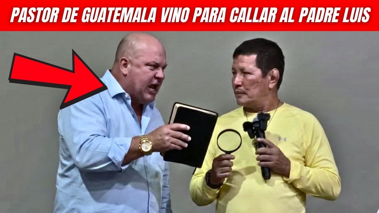 Protestante llega desde Guatemala para callar al Padre Luis Toro... y termina destruido